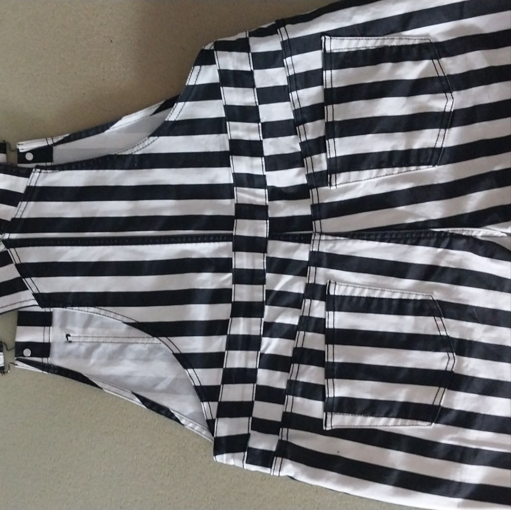 Beetlejuice short overalls